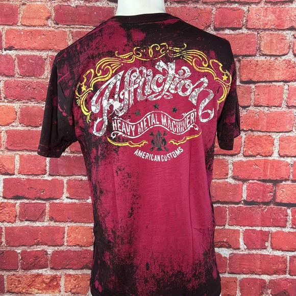Affliction American Customs Men's Short Sleeve Graphic T-shirt -Size:XL/2XL- NWT - Picture 6 of 10